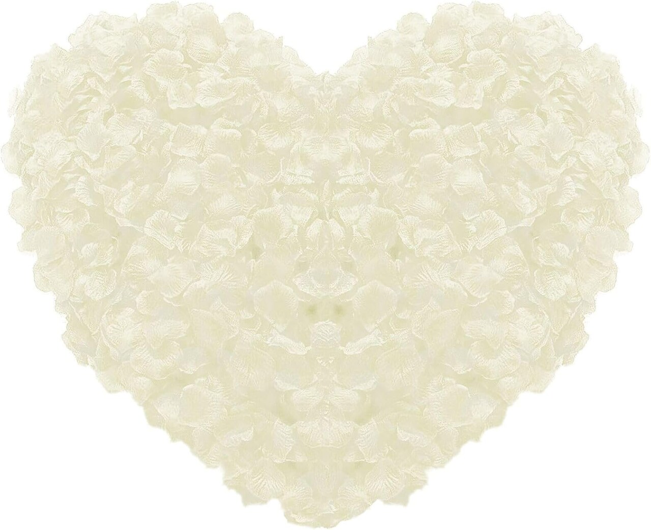 Ivory Rose Petals 3000pcs Reusable Silk Petals Flower Petals